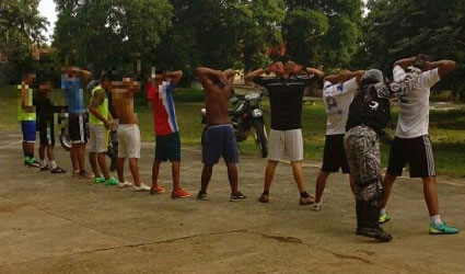 En diferentes operativos hechos por parte de la Polica Nacional capturaron a 33 delincuentes