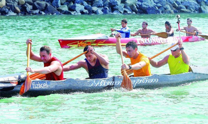 En la Cayuco Race los protagonistas fueron la emocin y la adrenalina