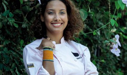 Mara de los ngeles Mrquez, administrar un restaurante en Ecuador