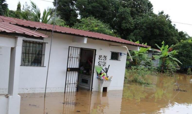 Viviendas afectadas en Chepo tras fuertes lluvias