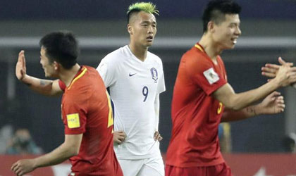 China mantiene sus aspiraciones a clasificarse al Mundial Rusia-2018