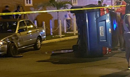 Chocan al parecer por imprudentes