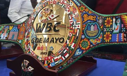 Chvez Jr. y Canelo lvarez disputarn un cinturn que es considerado una obra de arte