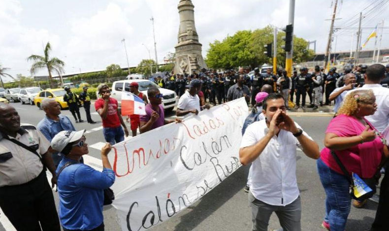 Colonenses vuelven a salir a la calle pero comienza el dialogo con el Gobierno