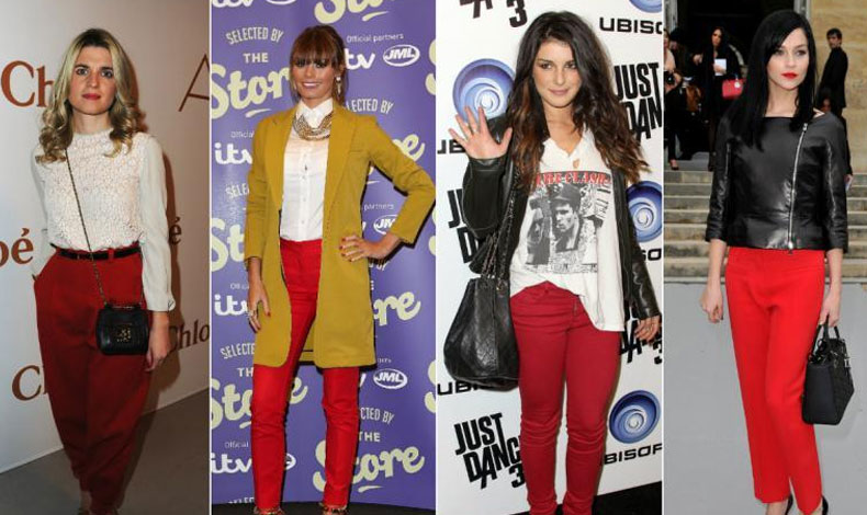 Cmo armar un lindo outfit utilizando un pantaln rojo?