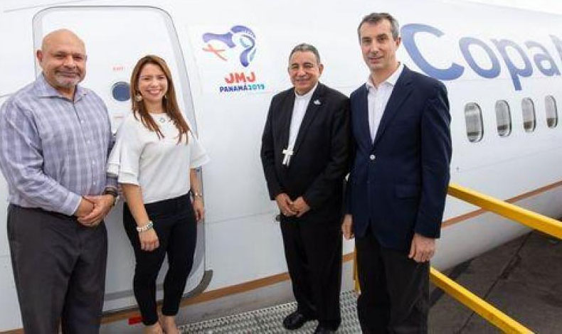 Copa Airlines present� aeronave con dise�o alusivo a la JMJ 2019