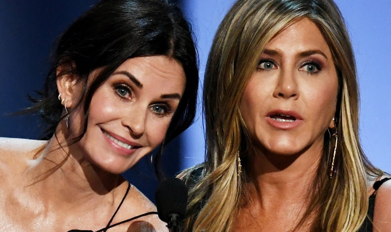 Courteney Cox copia el outfit de Jennifer Aniston con motivo de su cumpleaos