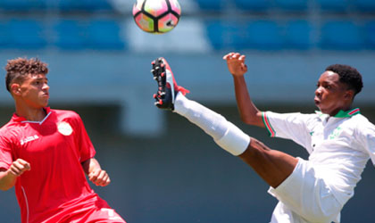 Cuba y Surinam quedaron empatados en el pre-mundial sub-17