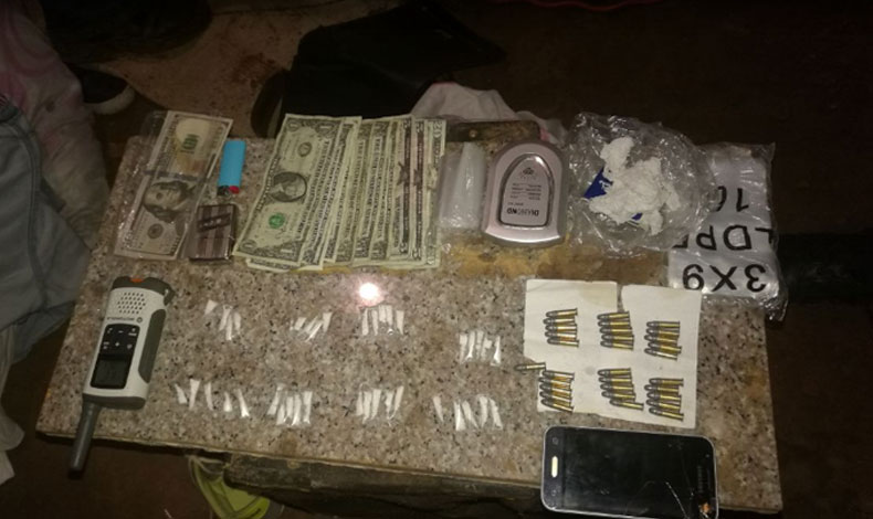 Logran decomisar droga, municiones y dinero en efectivo en Burunga