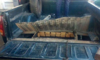 Logran capturar a 6 personas y decomisar 250 kilos de droga