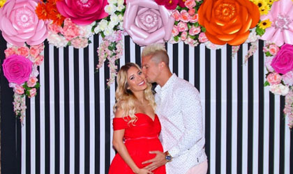 Delany Precilla y Paul McDonald, celebraron su Baby Shower