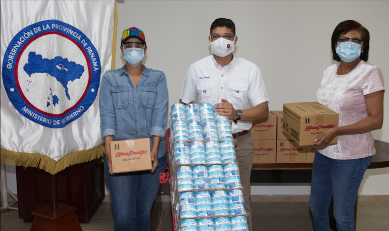 Blue Pacific dona 9.600 latas de atn y sardina para afectados por crisis del covid-19