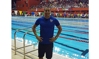 Excelente actuacin del Edgar Crespo en el Campeonato Centroamericano y del Caribe de Natacin