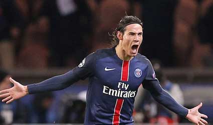 Cavani es escogido como el mejor jugador de la Ligue 1