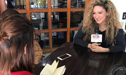Erika Ender promocionando Tatuajes en Mxico