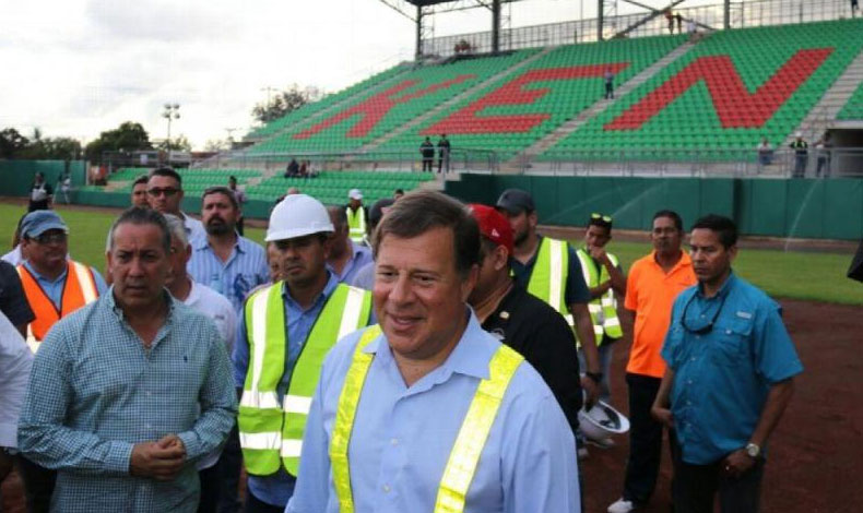 Esta casi todo listo para la inauguracin del estadio Kenny Serracn