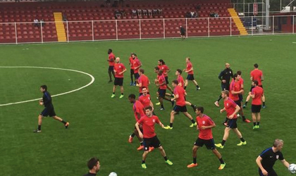 Estados Unidos realizo su primer entrenamiento de cara al partido contra Panam