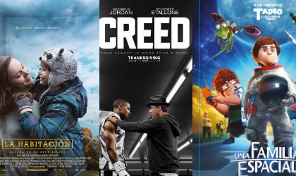 Estrenos para este fin de semana, La Habitacin, Creed, Una familia Espacial