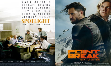 Estrenos para este fin de semana, Punto de Quiebre, En primera plana