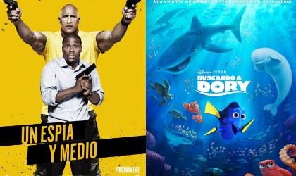 Estrenos para este fin de semana, Un Espa y medio, Buscando a Dory