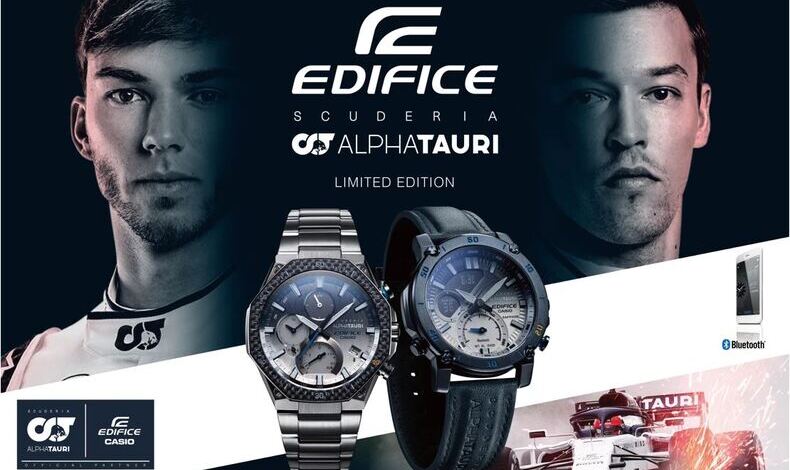 Casio lanza sus modelos de colaboracin de EDIFICE con la Scuderia AlphaTauri