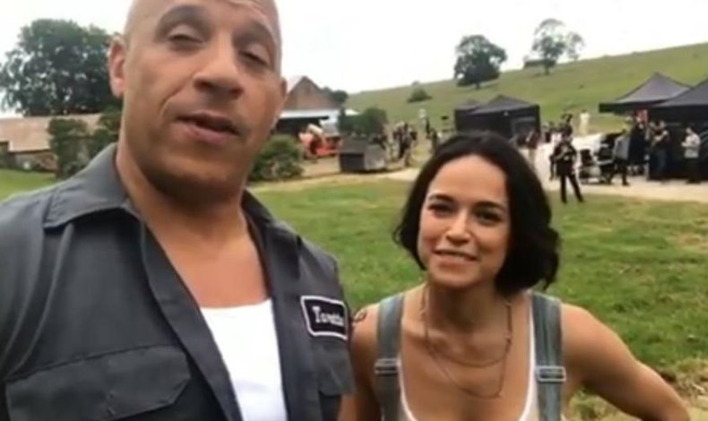Vin Diesel y Michelle Rodríguez comparten vídeo de inicio de grabación de 'Fast & Furious 9'