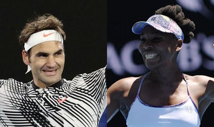 Federer y Venus consiguen su boleto a semifinales en el Abierto de Australia