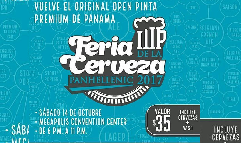 Regresa la Feria de La Cerveza Panhellenic el 14 de octubre