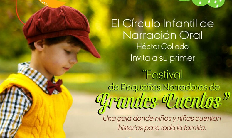 Festival de pequeos narradores de grande cuentos el 28 de abril