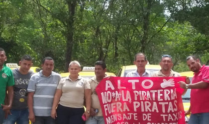 Taxistas de la Chorrera conformaron frente contra la piratera