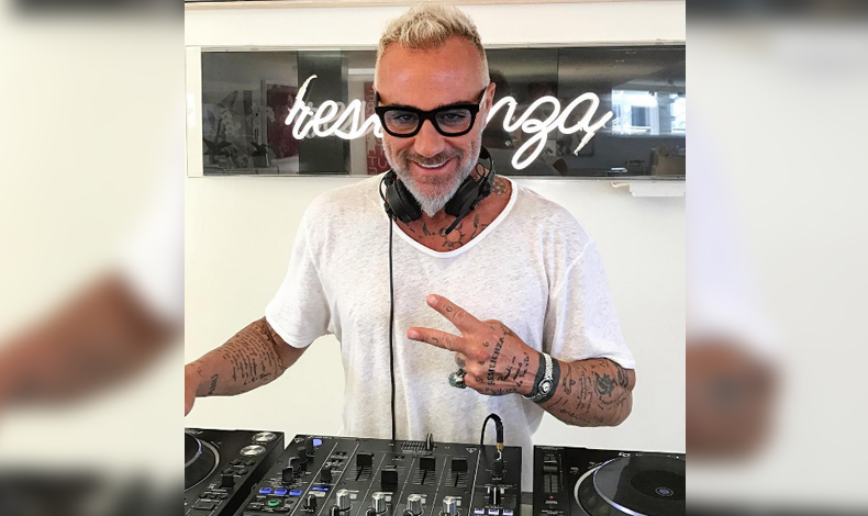 Gianluca Vacchi avanza en su carrera de DJ