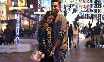 Gaby Garrido y BK muy felices