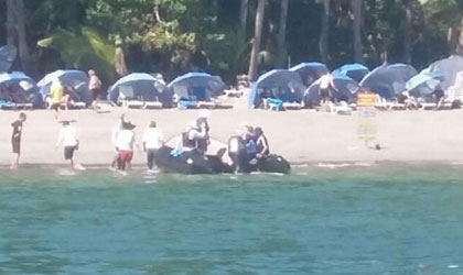 Hay un incremento del  turismo en el parque del golfo chiricano