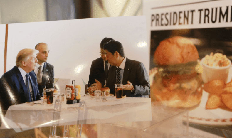La Combinacin Presidente Trump toda una sensacin en Tokio