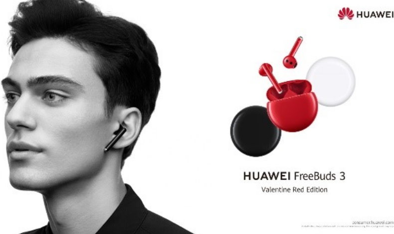 Expresa tus emociones ms profundas por medio del color con la nueva edicin Valentine Red de  los HUAWEI Freebuds 3