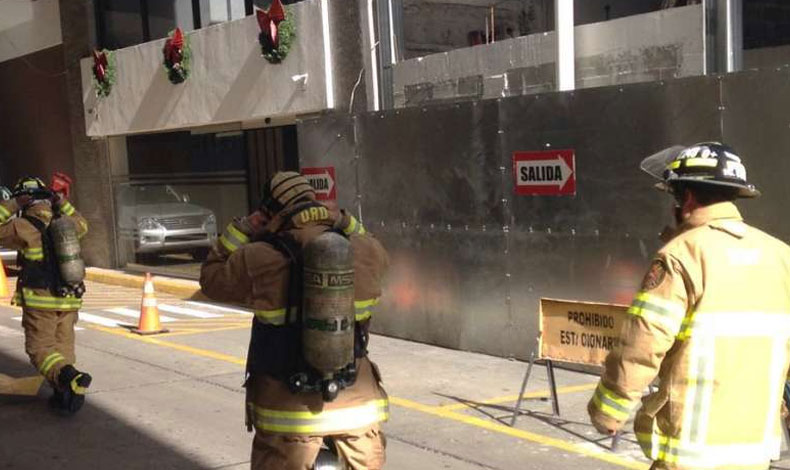 En la va Espaa, se registr un incendio en un almacn