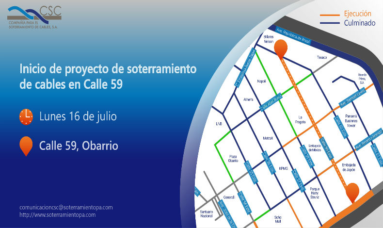 Inician proyecto de Soterramiento de cables