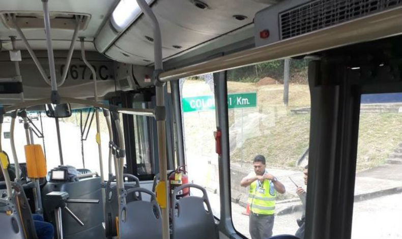 Intentaron robar un metrobus