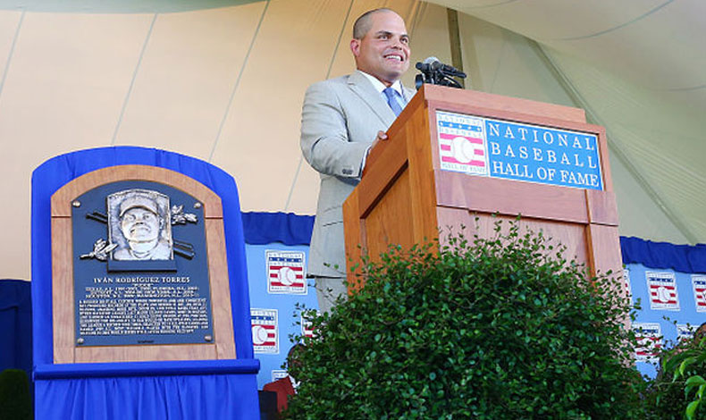 Ivn Rodrguez entra al Saln de la Fama de Cooperstown