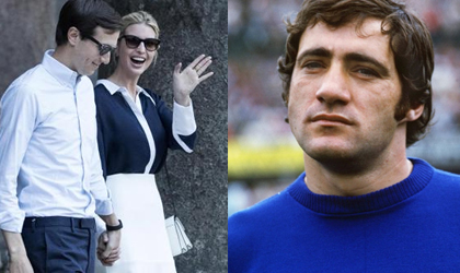 Ivanka Trump, confundi la imagen de Giorgio Chinaglia un ex futbolista de la Lazio con un santo