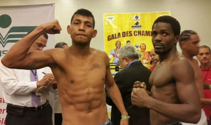 Jeffrey Rosales listo para el ring