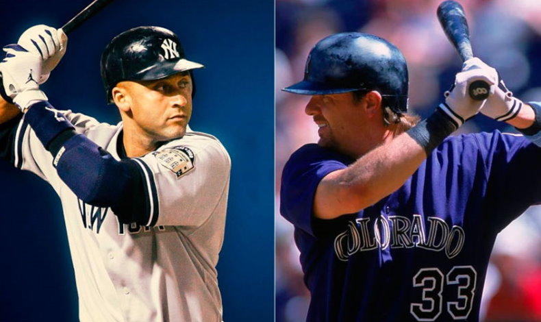 Derek Jeter y Larry Walker al saln de la fama del bisbol