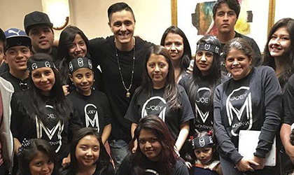 Joey Montana se gana el pblico Ecuatoriano
