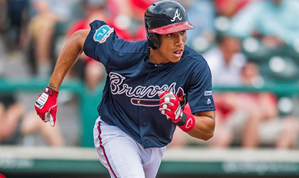 Johan Camargo dispar su primer imparable en las mayores