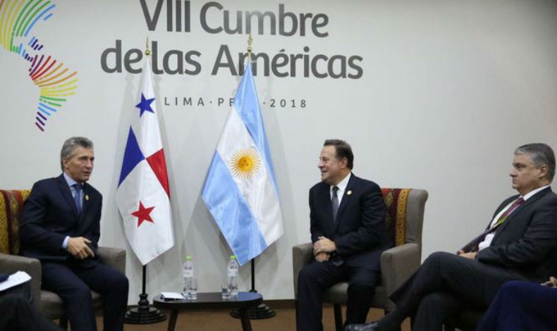 Turismo y Venezuela temas en reunión entre Macri y Varela