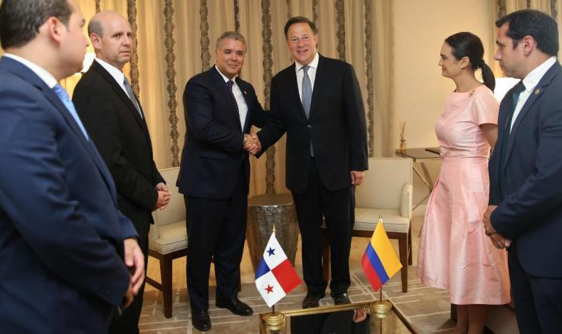 Juan Carlos Varela e Ivn Duque tuvieron un encuentro bilateral