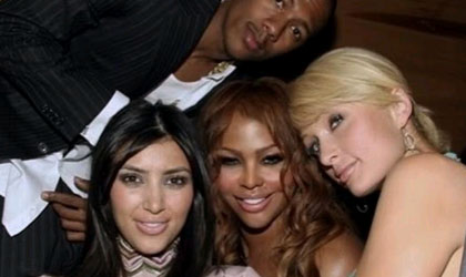 Nick Cannon alborot las redes sociales con una foto de Kim Kardashian