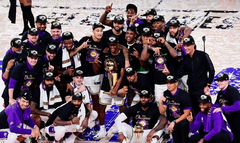 LeBron James y los Lakers se convierten en capeones de la NBA