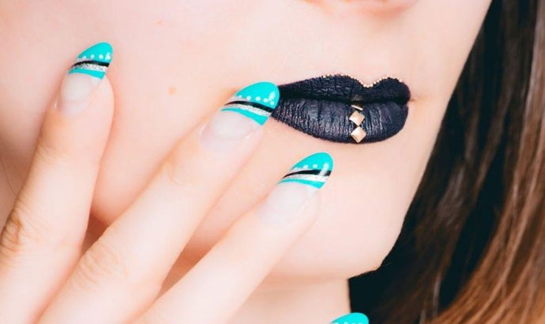 Las rainbow nails son tendencia en esta primavera
