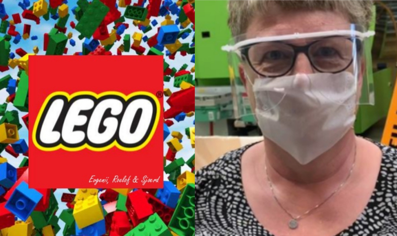 LEGO fabrica 13 mil viseras para los trabajadores de la Salud